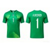 Brasil Alisson Becker #1 Keeper Bortedrakt VM 2026 Kortermet